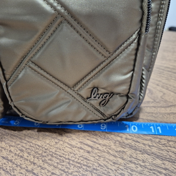NWT Lug Rider Shimmery Bronze Crossbody Bag - Picture 13 of 15
